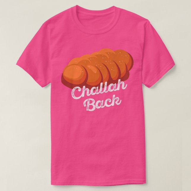 T-shirt Challah Back Hanoukka Holiday Funny Jewish Meme ON (Design devant)