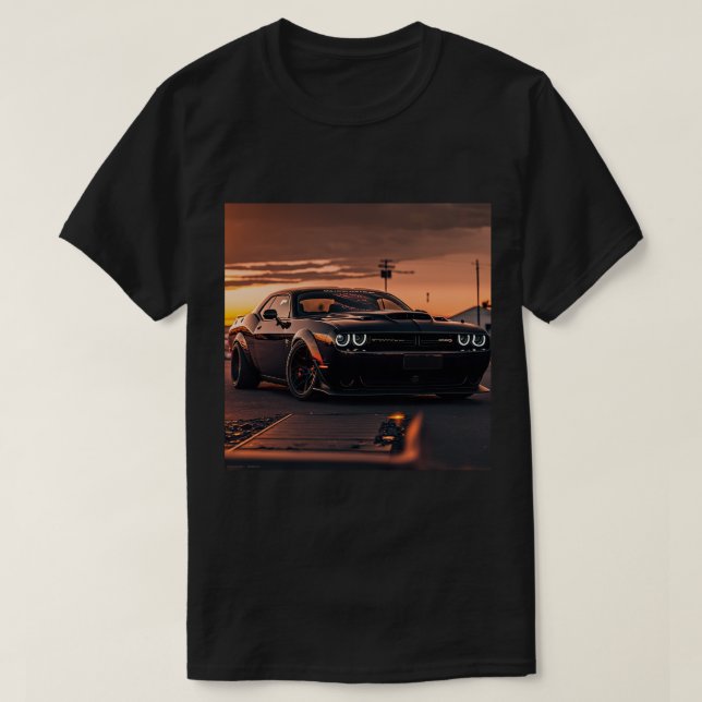 T-shirt challenger Dodge (Design devant)