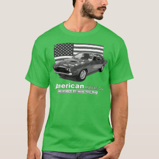T-shirt Challenger RT HEMI 426 American Muscle 60s les ann