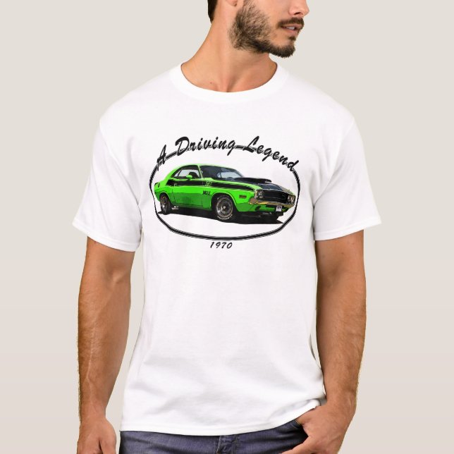 T-SHIRT CHALLENGEUR DE 1970 DODGE (Devant)