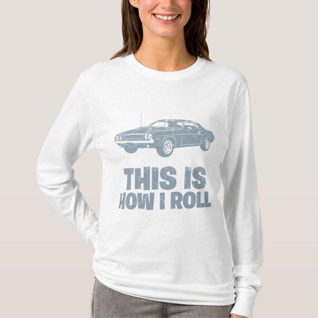 T-shirt Challengeur de 1970 Dodge Hemi (Devant)