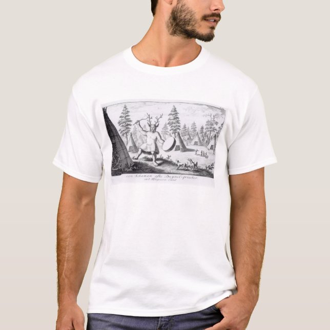 T-shirt Chaman de Natif américain (Devant)