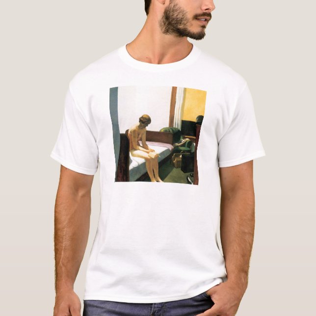 T-shirt Chambre d'hôtel d'Edward Hopper (Devant)