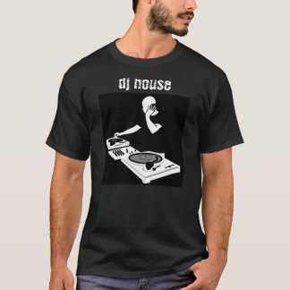 T-shirt Chambre du DJ (blanche sur le noir)