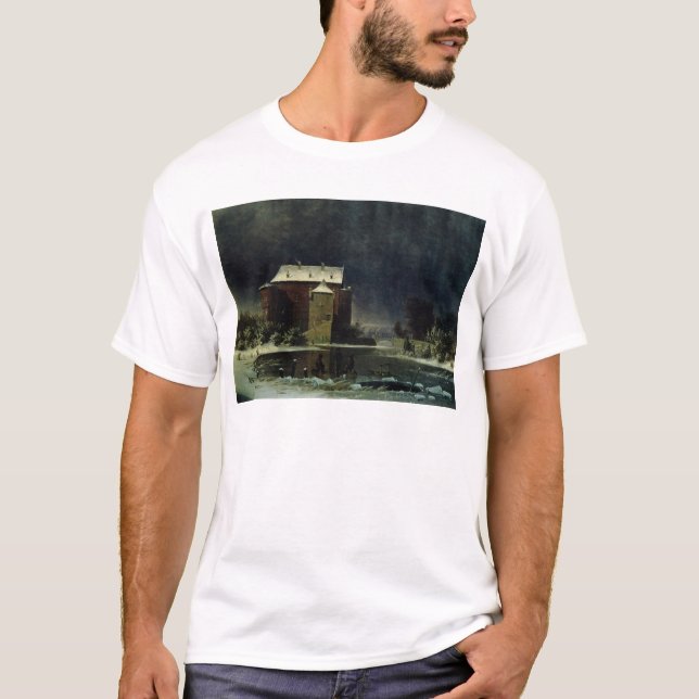 T-shirt Chambre hantée dans la neige, 1848 (Devant)