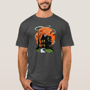 T-shirt Chambre hantée par Halloween vintage