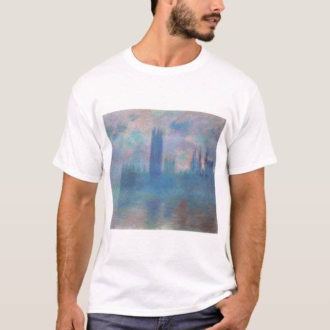 T-shirt Chambres du Parlement (Londres), Monet (Devant)