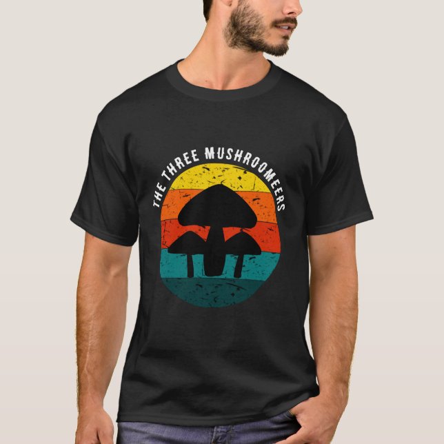 T-shirt CHAMBRES MUSHROOM vintage Tabourets (Devant)