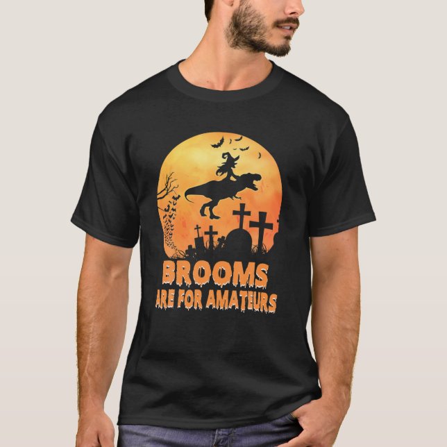 T-shirt Chambres Pour Amateurs Sorcière À Rex Hallowe (Devant)