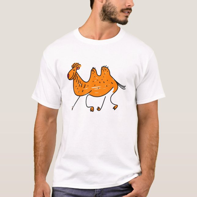 T-shirt chameau (Devant)