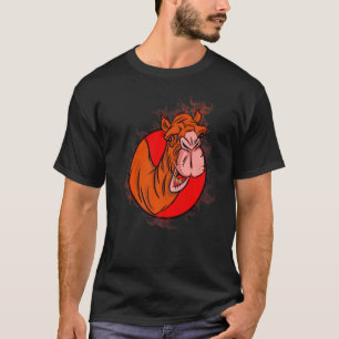 T-shirt Chameau à mâcher animal à l'eau