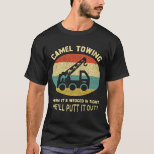 T-shirt Chameau de remorquage Rétro Camion adulte
