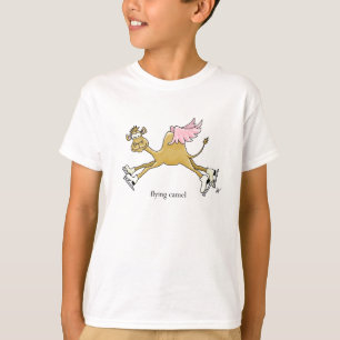 T-shirt Chameau de vol de patinage de glace