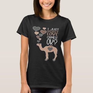 T-shirt Chameau mignon J'Aime Vraiment Les Camels Ok