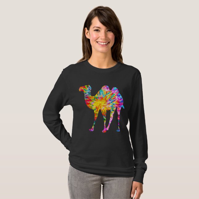 T-SHIRT CHAMEAU TIE DYE (Devant entier)