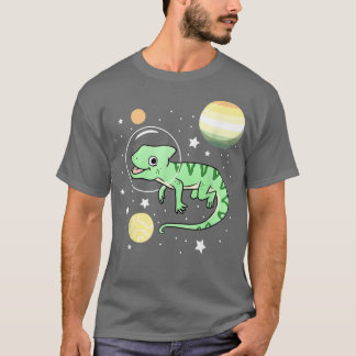 T-shirt Chameleon Astronaut Genderflor Pride
