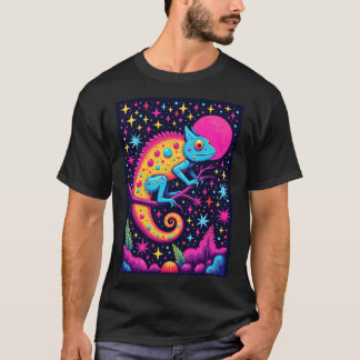 T-shirt Chameleon coloré