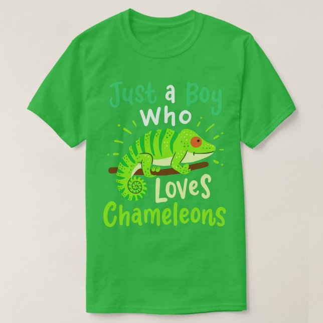 T-shirt Chameleon Lizard Reptile Chameleon Lover (Design devant)