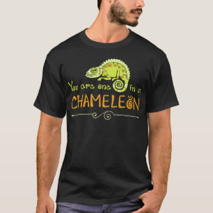 T-shirt Chameleon Lizard Reptile Gecko Reptiles Drôle