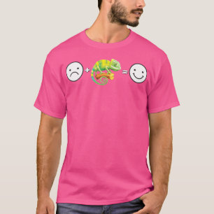 T-shirt Chameleon Lover Heureux Et Souriez Avec Chameleon