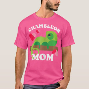T-shirt Chameleon Maman Zookeeper Lizard Reptiles Animaux