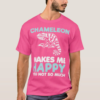 T-shirt Chameleon Me Rend Joyeux Amoureux Reptile