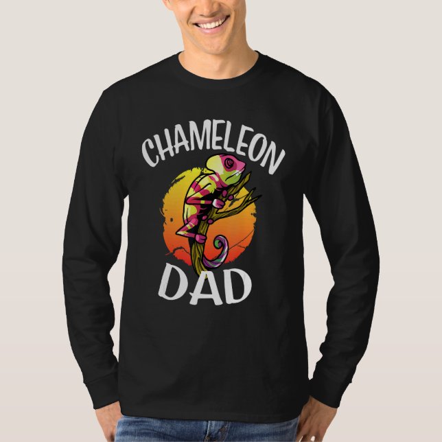 T-shirt Chameleon Papa (Devant)