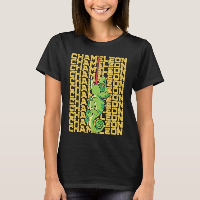 T-shirt Chameleon Reptile  Chameleon (Devant)