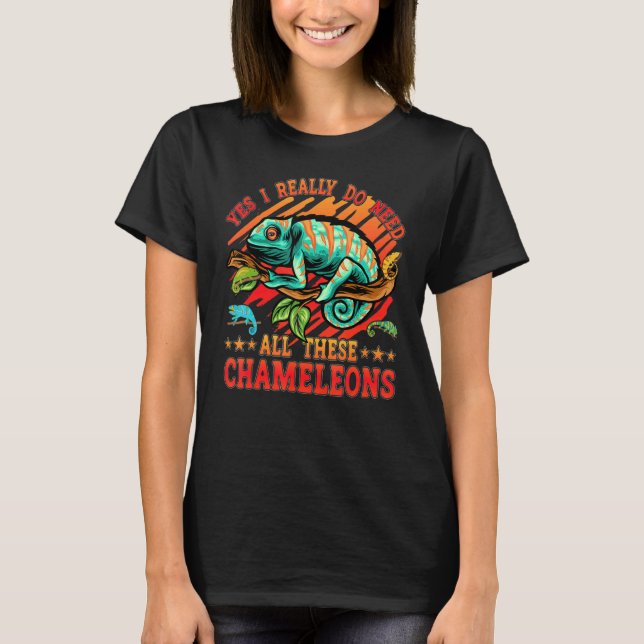 T-shirt Chameleon  Saying 6 (Devant)
