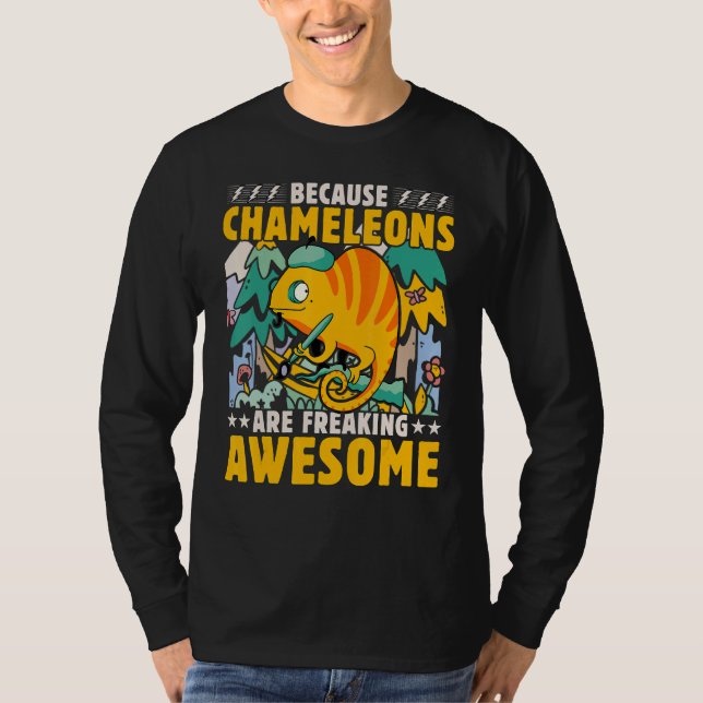T-shirt Chameleon  Saying 7 (Devant)