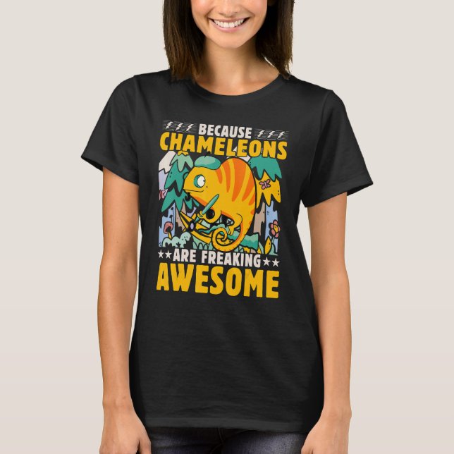 T-shirt Chameleon  Saying 7 (Devant)