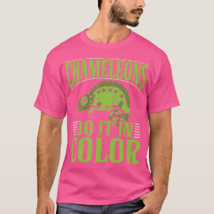 T-shirt Chameleons Le Faire En Couleur Chameleon