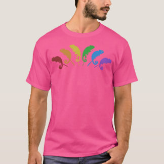 T-shirt Chameleons Lgbt Panthère Arc-en-ciel voilée Lover 
