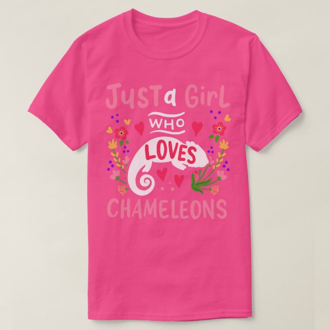 T-shirt Chameleons Lizard Chameleon Lover (Design devant)