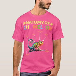 T-shirt Chameleons Lizards Lizard Reptiles Anatomie D'Un C