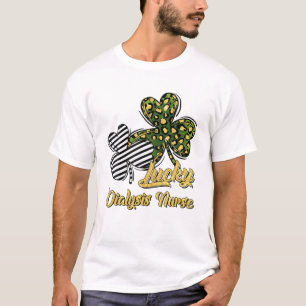 T-shirt Chamer Clover de l'infirmière dialyse de la Saint 