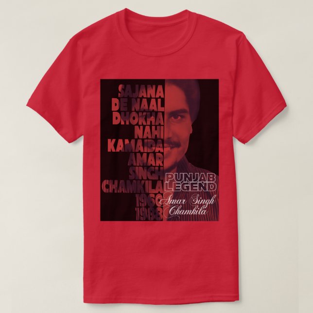 T-shirt Chamkila 1 (Design devant)