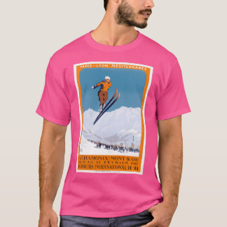 T-shirt Chamonix 1927 - Championnat de France de ski