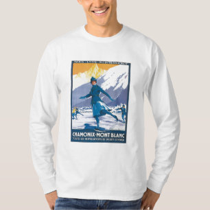 T-shirt Chamonix vintage Mont Blanc
