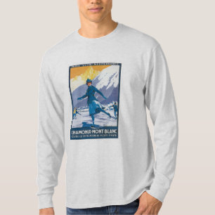 T-shirt Chamonix vintage Mont Blanc