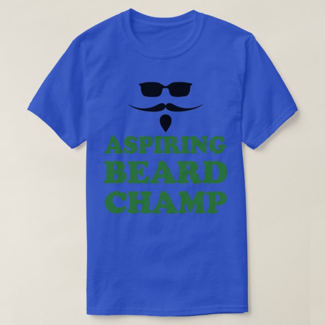 T-shirt Champ 1 de la barbe en spirale (Design devant)
