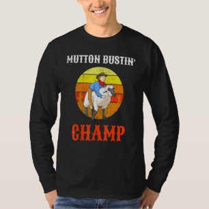 T-shirt Champ Buster Sheep Riding Mutton Busting