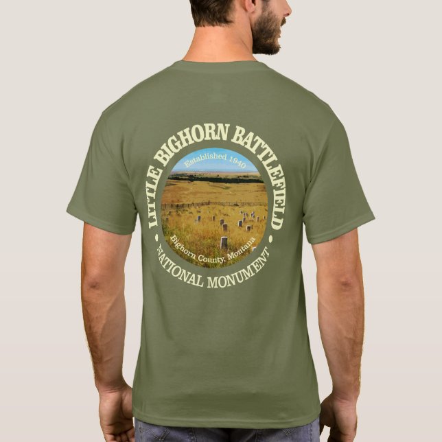 T-shirt Champ de bataille de Little Bighorn (NM) (Dos)