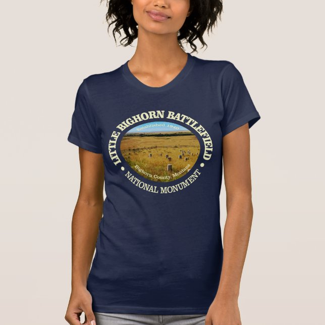 T-shirt Champ de bataille de Little Bighorn (NM) (Devant)