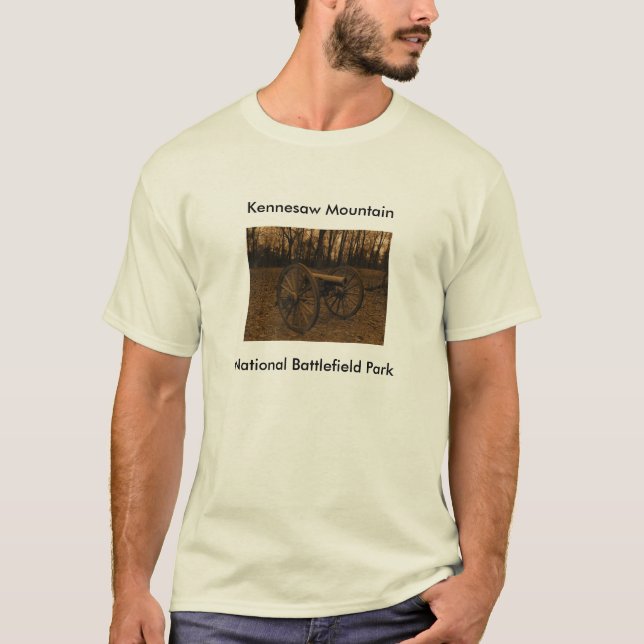 T-shirt Champ de bataille national de Kennesaw Mountain (Devant)