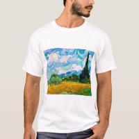Champ de blé avec Cyprès, Van Gogh