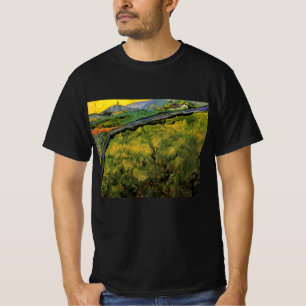 T-shirt Champ de blé de printemps, lever de soleil par Vin