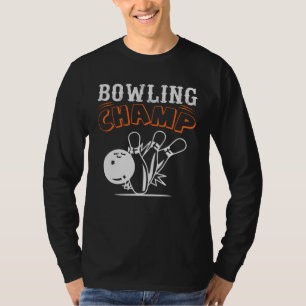 T-shirt Champ de Bowling Retro cool pour hommes