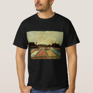 T-shirt Champ de bulbes de Vincent van Gogh