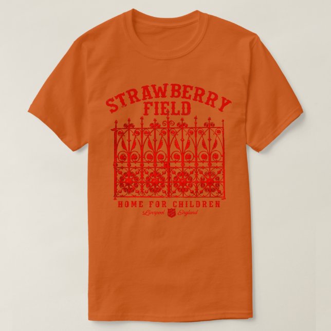 T-shirt Champ de fraises (Design devant)